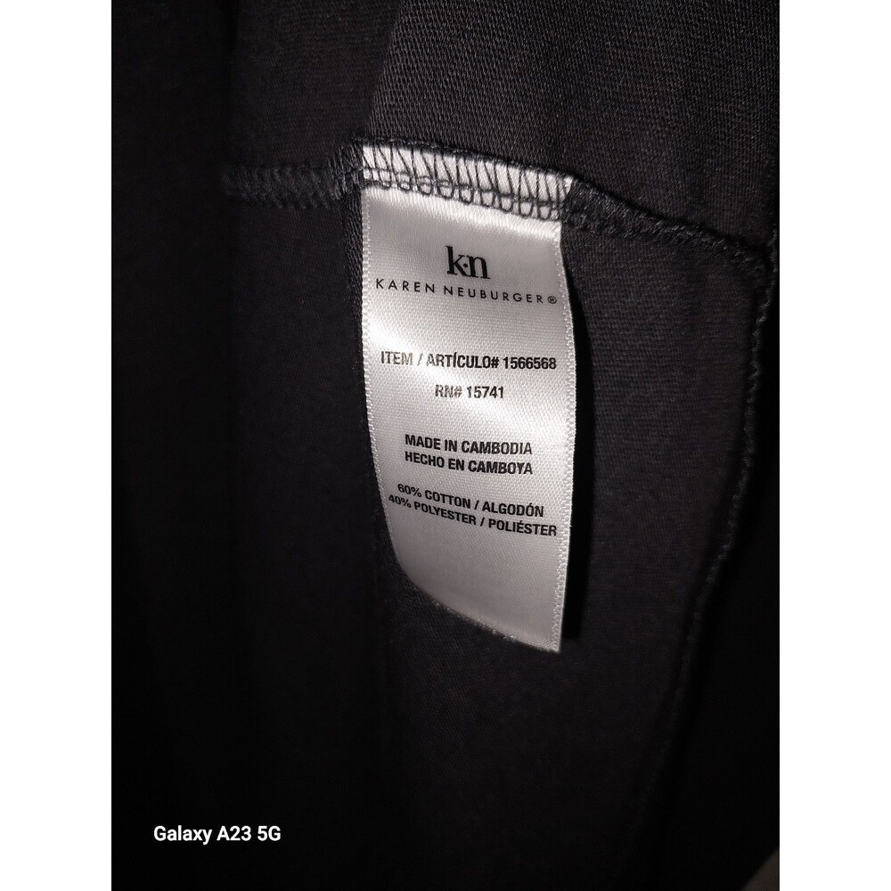 Karen Neuburger Womens Sleep Lounge Cardigan in Charcoal Size XL - Picture 5 of 6